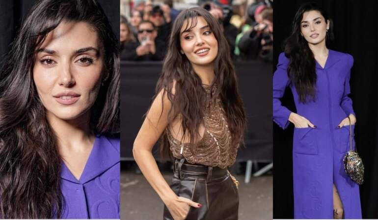 Paris’te Hande Erçel rüzgarı! Valentino Defilesinde dünyaca ünlü isimlerle yan yana: Sokakta ‘Hande Hande’ diye bağırdılar