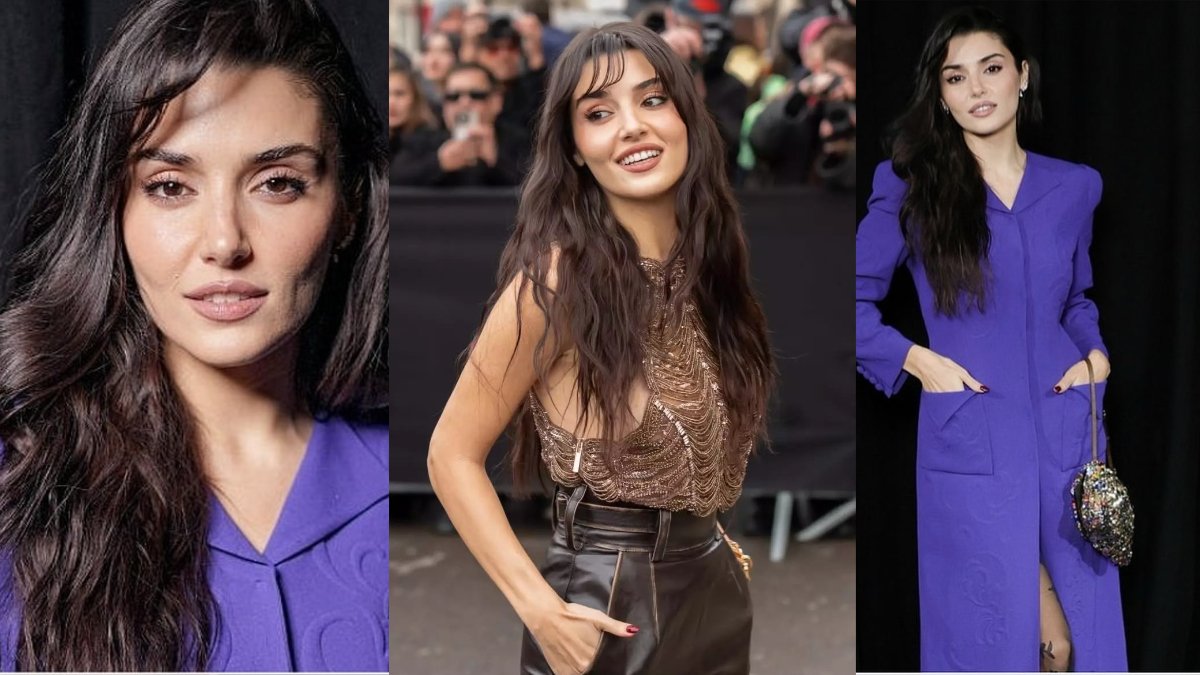 Paris’te Hande Erçel rüzgarı! Valentino Defilesinde dünyaca ünlü isimlerle yan yana: Sokakta ‘Hande Hande’ diye bağırdılar