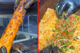 Et döner istediler, lavaş arasında soğan yediler! Görüntüler sosyal medyayı salladı: Et yok denecek kadar az