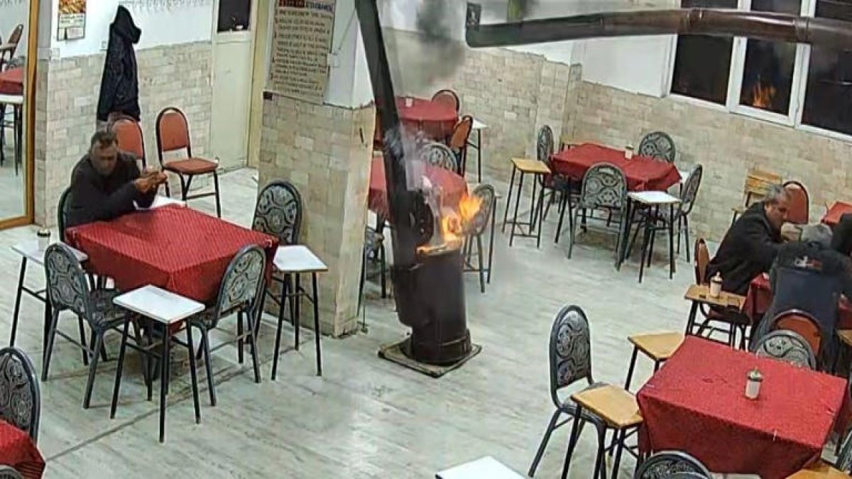 Güzel koksun diye sobaya döktü, facianın eşiğinden dönüldü! Soba bomba gibi patladı: Kimse istifini bozmadı