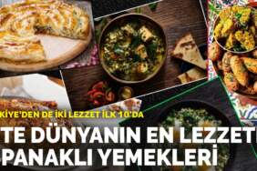 İşte dünyanın en lezzetli ıspanaklı yemekleri: Türkiye’den de iki lezzet  ilk 10’da