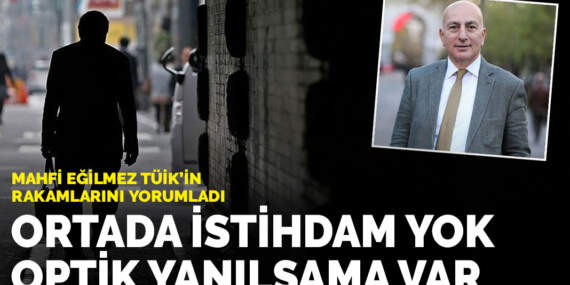 Mahfi Eğilmez TÜİK’in rakamlarını yorumladı: Ortada istihdam yok optik yanılsama var