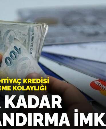 Kredi kartı ve ihtiyaç kredisi borçlarına ödeme kolaylığı: 48 aya kadar yapılandırma imkanı