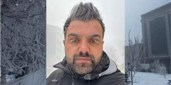 Burası Sibirya değil Türkiye! Dondurucu soğuk kenti vurdu: Kirpikler dondu, buz sarkıtlarının boyu 2 metreyi geçti