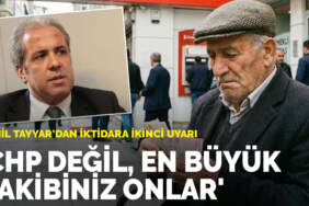 Şamil Tayyar’dan iktidara ikinci uyarı: CHP değil, en büyük rakibiniz onlar