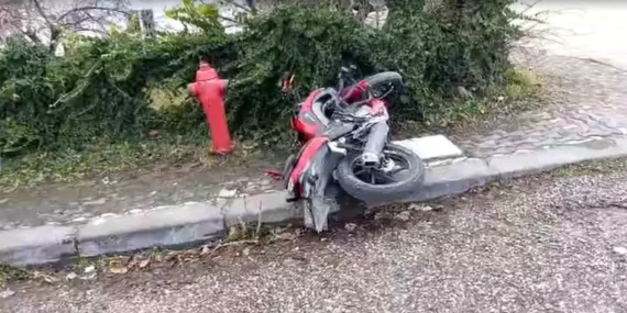 Ankara’da Motosiklet Kazası