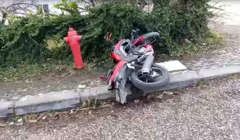 Ankara’da Motosiklet Kazası