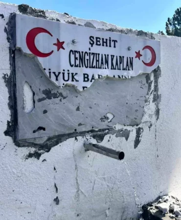 Ankara’da Şehit Çeşmesine Zarar Verildi, Aile Tehdit Edildi