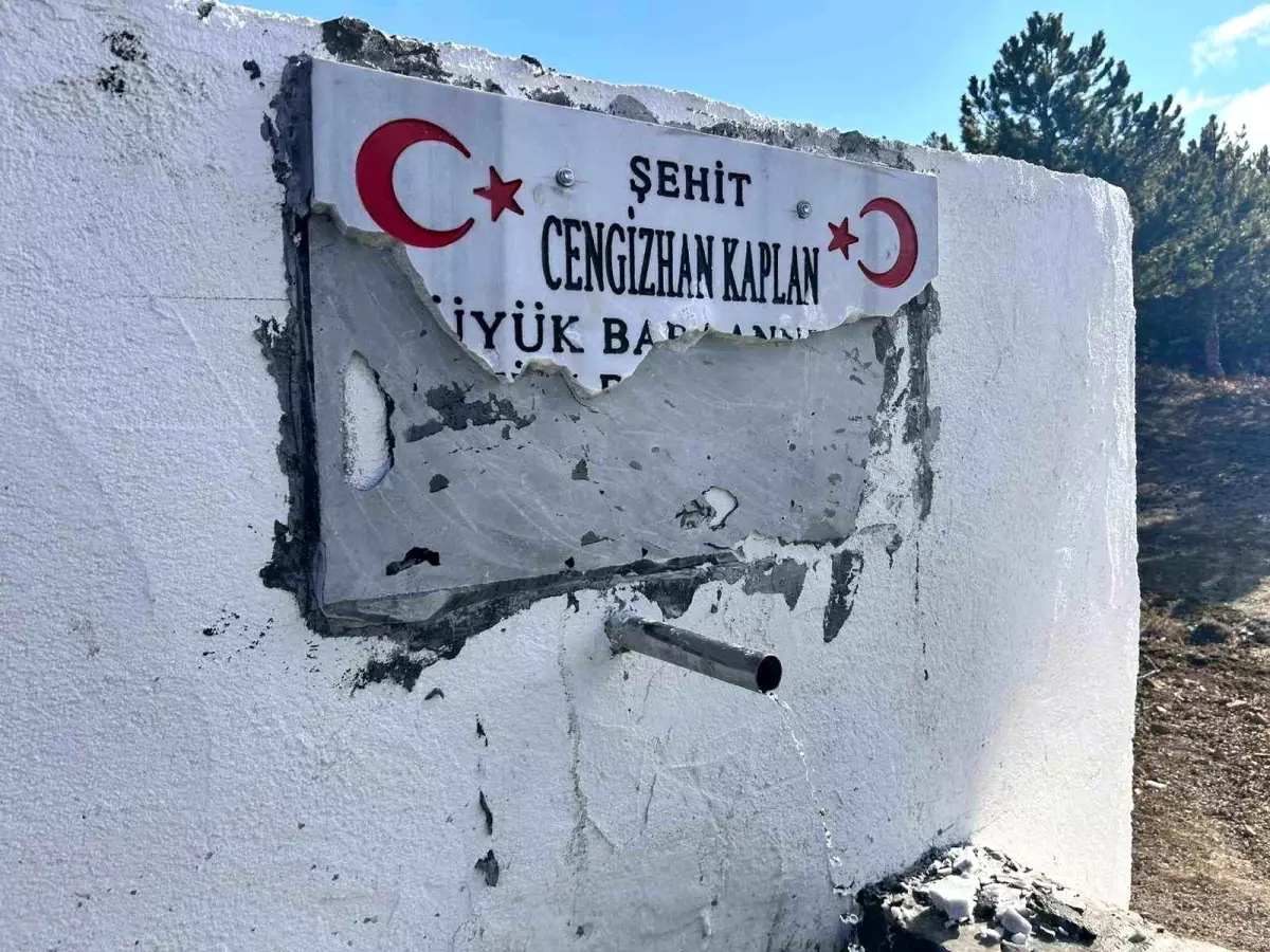 Ankara’da Şehit Çeşmesine Zarar Verildi, Aile Tehdit Edildi