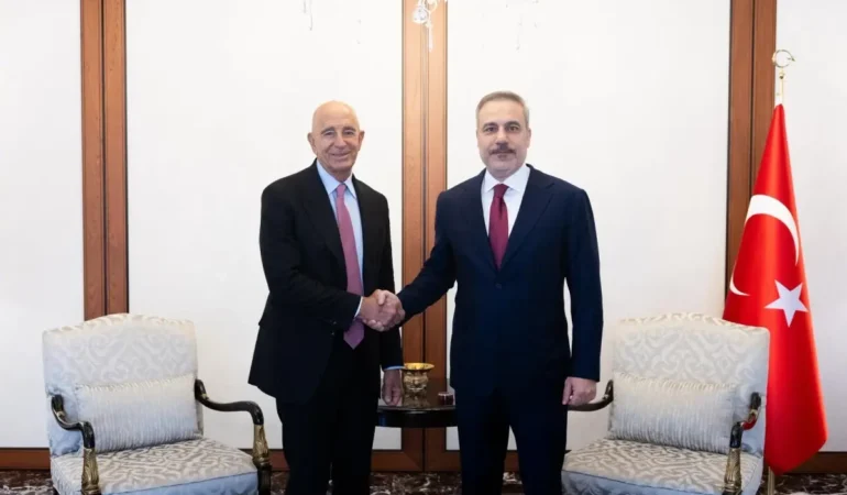 Bakan Fidan, ABD Büyükelçisi Barrack’ı kabul etti