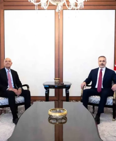 Hakan Fidan ve Tom Barrack Görüşmesi