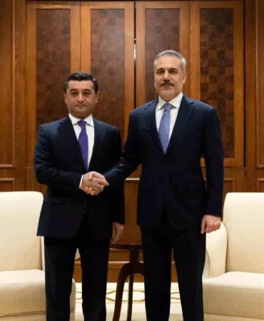 Fidan ve Saidov Ankara’da Bir Araya Geldi