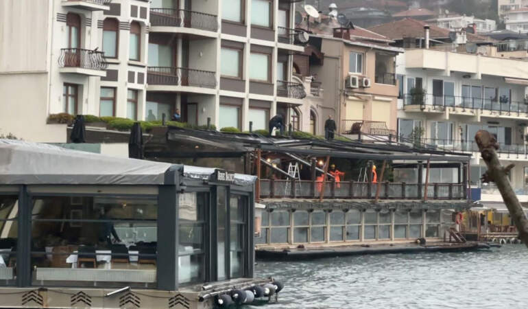 Bebek Otel’de Yıkım İşlemleri Başladı