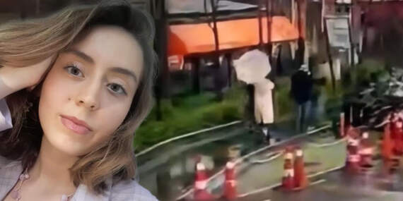 Beyoğlu’nda Fırtına Faciası! Kaldırımda Yürüyen Kadın Devrilen Tabelanın Altında Kaldı