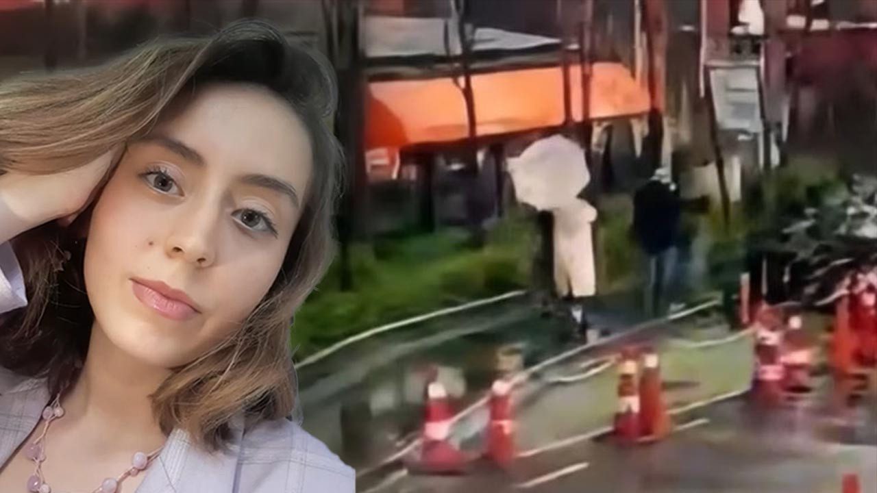 Beyoğlu’nda Fırtına Faciası! Kaldırımda Yürüyen Kadın Devrilen Tabelanın Altında Kaldı