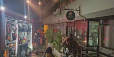 Beyoğlu’nda Korkutan Otel Yangını!