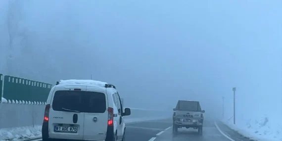 Bolu Dağı’nda Sis Etkisi