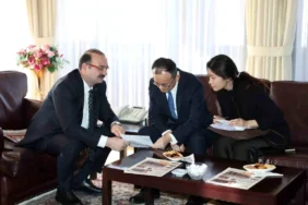 Çin Halk Cumhuriyeti Ankara Büyükelçisi Jiang Xuebin Atatürk Üniversitesi’nde