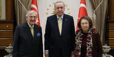 Cumhurbaşkanı Erdoğan, Koç ve Arsel ile Görüştü