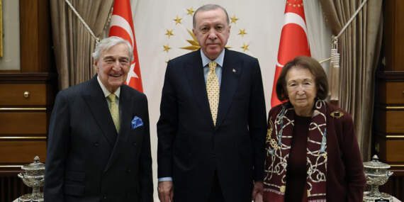 Cumhurbaşkanı Erdoğan, Koç ve Arsel ile Görüştü