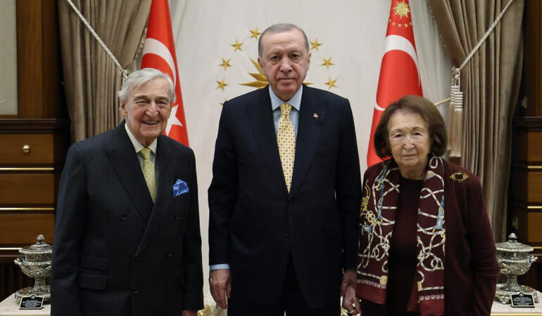Cumhurbaşkanı Erdoğan, Koç ve Arsel ile Görüştü