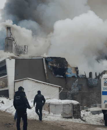 Erzurum’da Yangın Faciası! 2 Ölü, 6 Yaralı