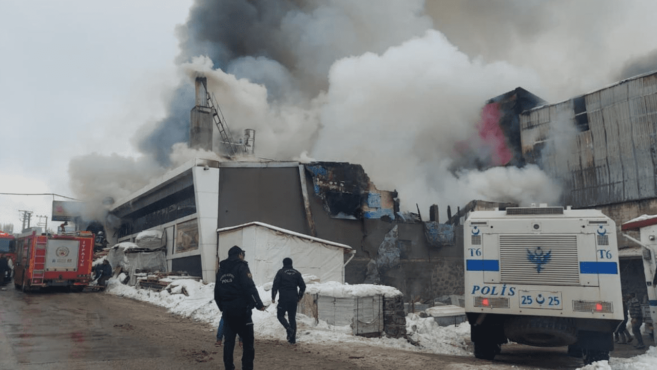 Erzurum’da Yangın Faciası! 2 Ölü, 6 Yaralı