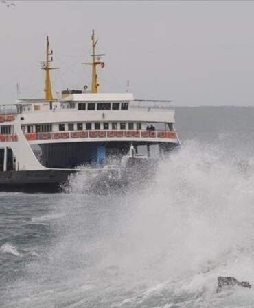 Güney Marmara’da Feribot Seferlerine Olumsuz Hava Engeli