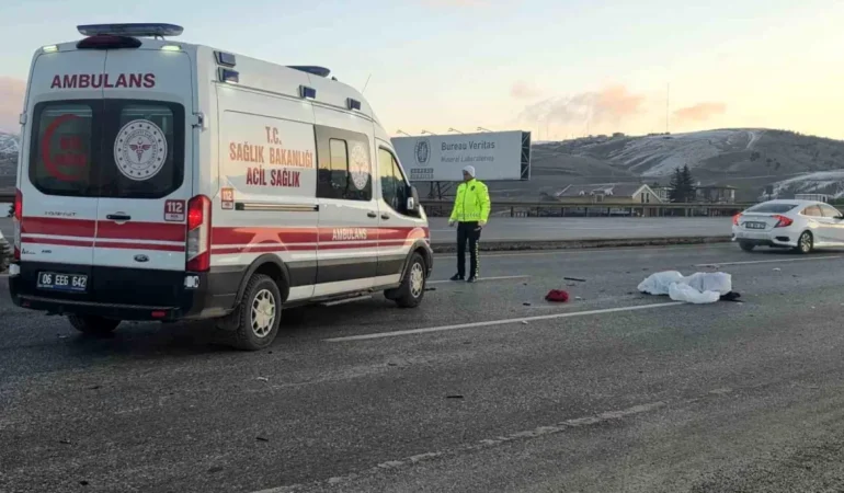 Elmadağ’da Trafik Kazası: 1 Ölü