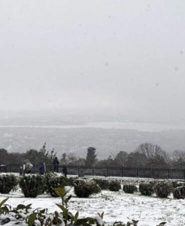 İstanbul’a Kar Geri Döndü! Yüksek Kesimler Beyaza Büründü