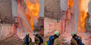 Kahramanmaraş’ta Korkutan Patlama! Alevler Metrelerce Yükseldi, Binada Mahsur Kaldılar