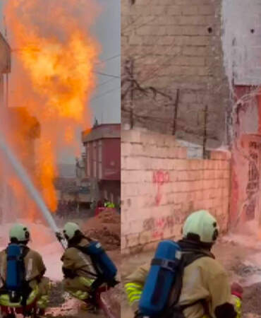 Kahramanmaraş’ta Korkutan Patlama! Alevler Metrelerce Yükseldi, Binada Mahsur Kaldılar