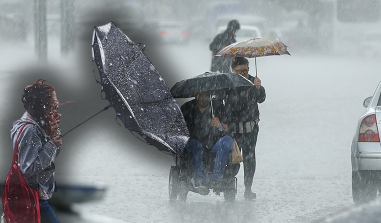 Meteoroloji 20 İli Uyardı… Sağanak ve Kuvvetli Rüzgar Kapıda