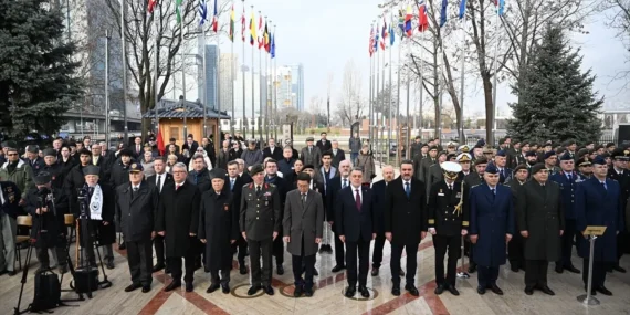 Türk Tugayı’nın Kore’de Kumyangjang-Ni Muharebesini kazanmasının 75’inci yılı dolayısıyla tören düzenlendi