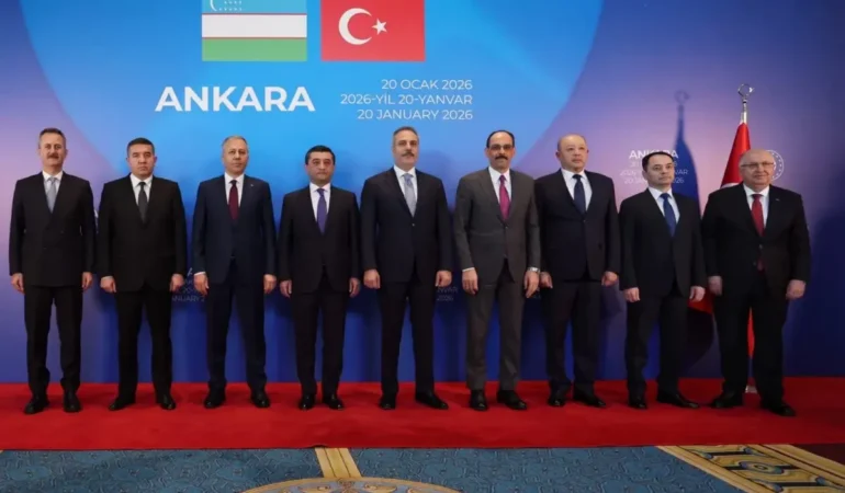 Türkiye-Özbekistan 4+4 Toplantısı Başladı