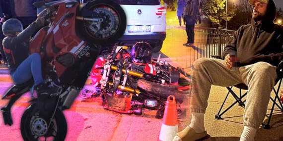 Ünlü Fenomenin Yürek Yakan Ölümü! Feci Kazanın Görüntüsü Ortaya Çıktı! Kaskını Kız Arkadaşına Vermiş…
