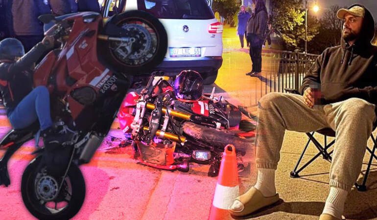 Ünlü Fenomenin Yürek Yakan Ölümü! Feci Kazanın Görüntüsü Ortaya Çıktı! Kaskını Kız Arkadaşına Vermiş…