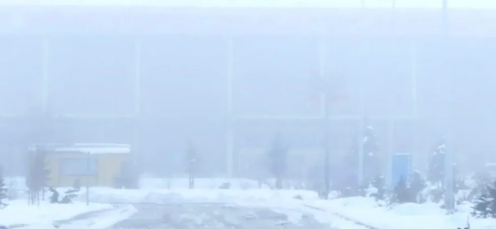 Yüksekova-Ankara uçak seferi sisten dolayı iptal edildi