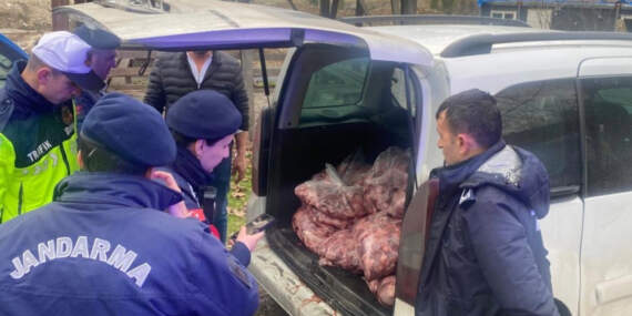 Zehir Saçacaklardı! Jandarma 450 Kilo Bozuk Eti Yakaladı