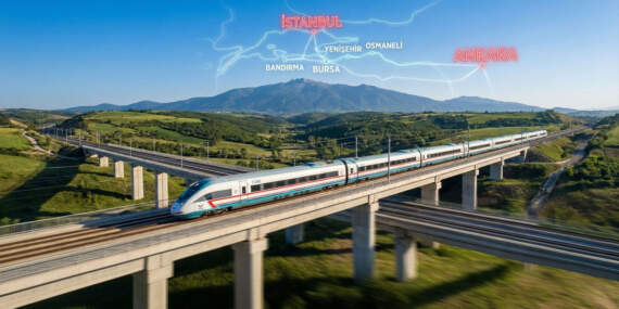 Bursa hızlı tren ne zaman açılacak? Bursa YHT hattı güzergahı nereden geçiyor? Geri sayım başladı!