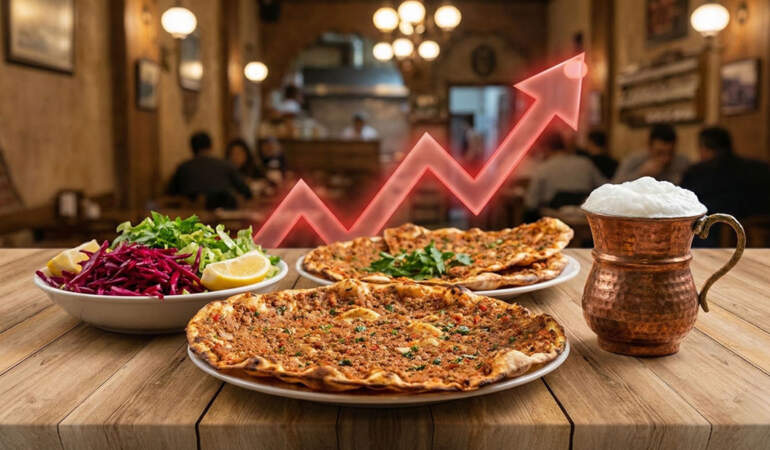 Lahmacun endeksi nedir? Lahmacun yıllar içinde ne kadar zamlandı? Lahmacun zammı yıllık yüzde 32 oldu!