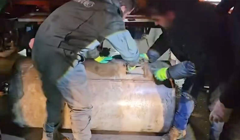 Şırnak’ta tırda 142 kilogram uyuşturucu ele geçirildi: 2 gözaltı