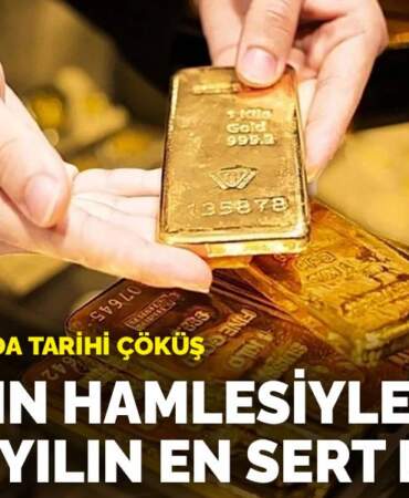 Altın piyasasında tarihi çöküş: Trump’ın hamlesiyle son 43 yılın en sert düşüşü