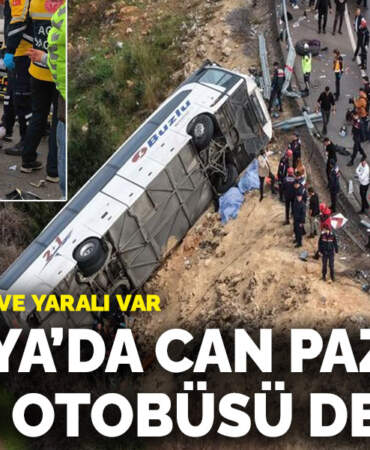 Antalya’da can pazarı! Yolcu otobüsü devrildi: Çok sayıda ölü ve yaralı var