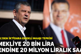 Özel’den iktidara emekli maaşı tepkisi: Emekliye 20 bin lira veriyor kendi 20 milyon liralık saat takıyor