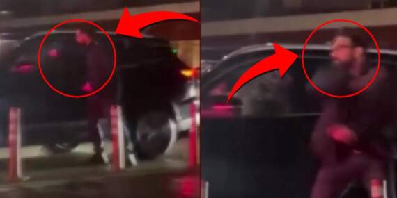 Başakşehir’de dehşet anları: Genç kadının içinde bulunduğu cipin camını dirsekleriyle parçaladı!