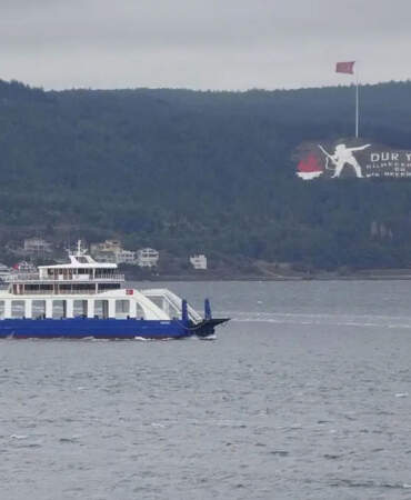 Güney Marmara’da yarınki feribot seferleri iptal edildi