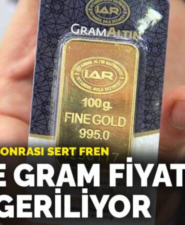 Altında rekor sonrası sert fren: Ons ve gram fiyatları hızla geriliyor