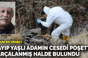 Çorum’da vahşet!  Kayıp yaşlı adamın cesedi poşette parçalanmış halde bulundu