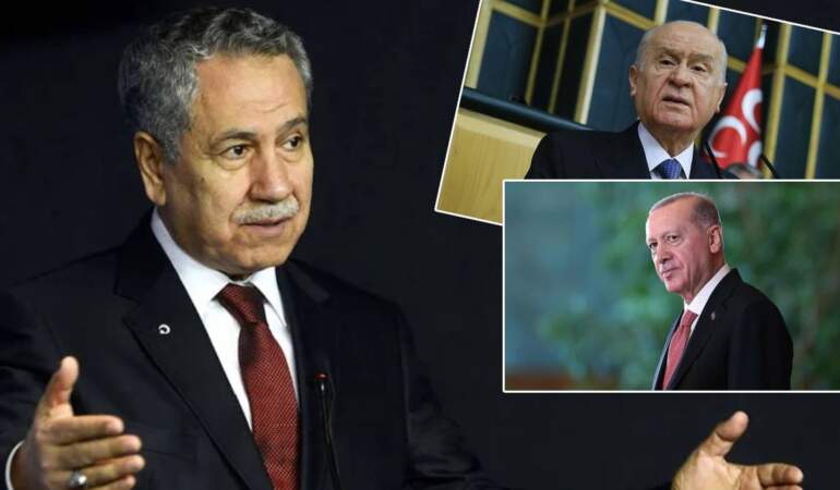 Arınç’tan Bahçeli’ye ‘Demirtaş ve Öcalan’ desteği: Erdoğan daha az adil değildir